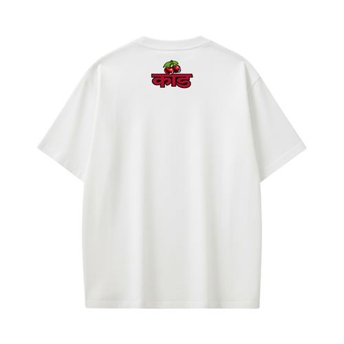 Kaand AAJ TAK White T-shirt
