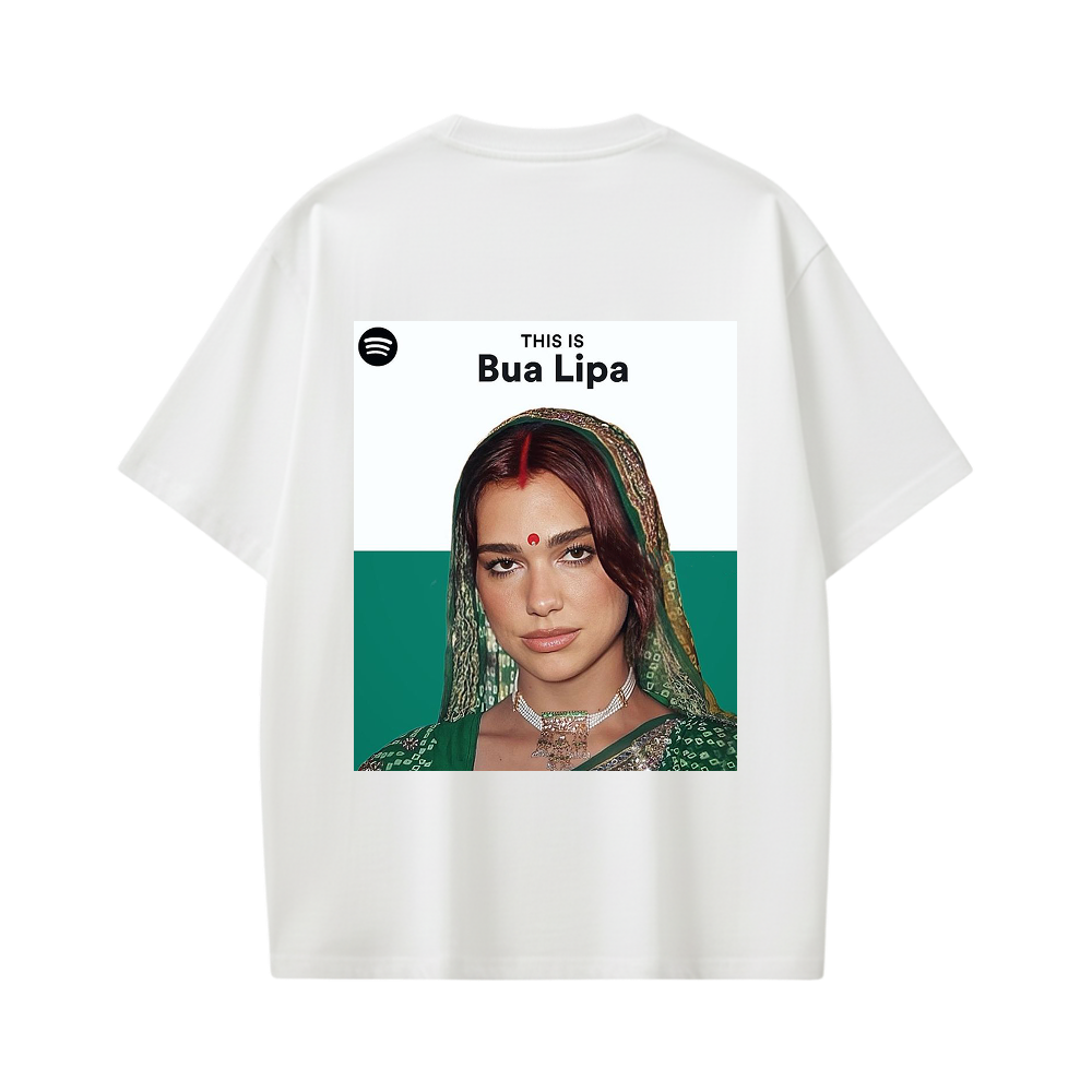 Kaand Bua Lipa Tshirt(White)