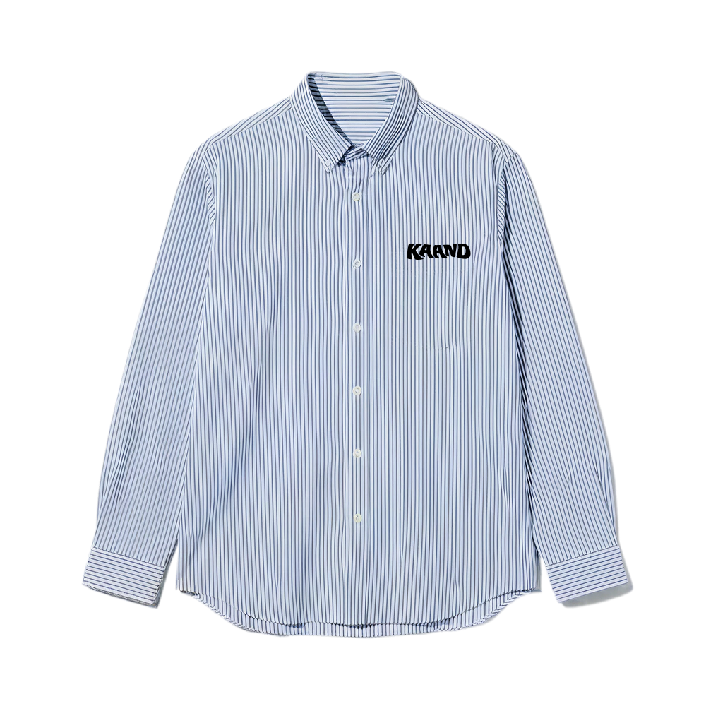 Kaand Chai Peena Chlein Striped Shirt(Blue)