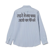 Kaand Chai Peena Chlein Striped Shirt(Blue)