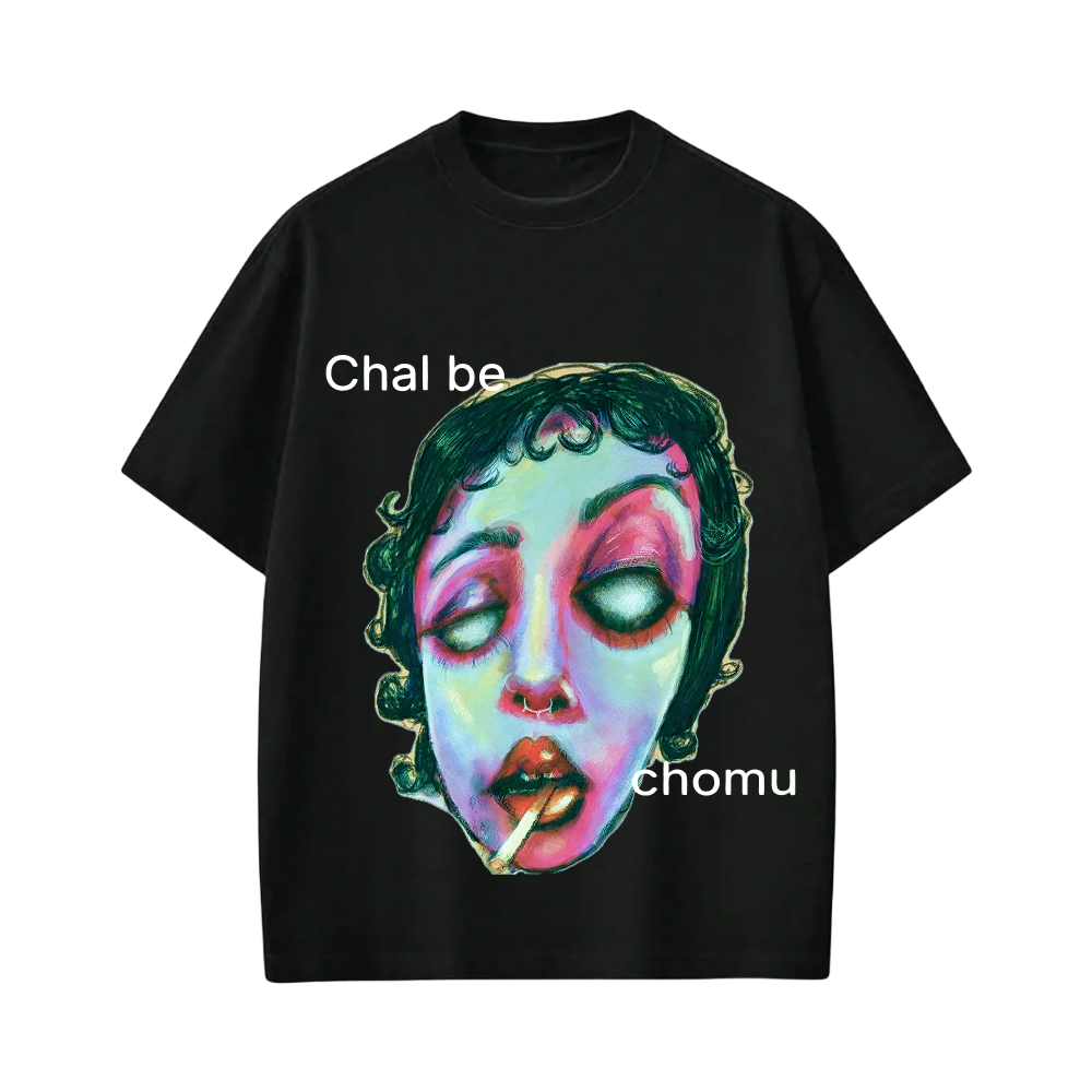 Kaand Chal Be Chomu Black T-shirt