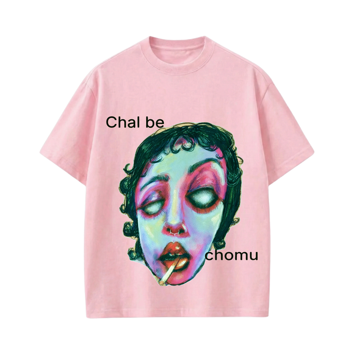 Kaand Chal Be Chomu Pink T-shirt