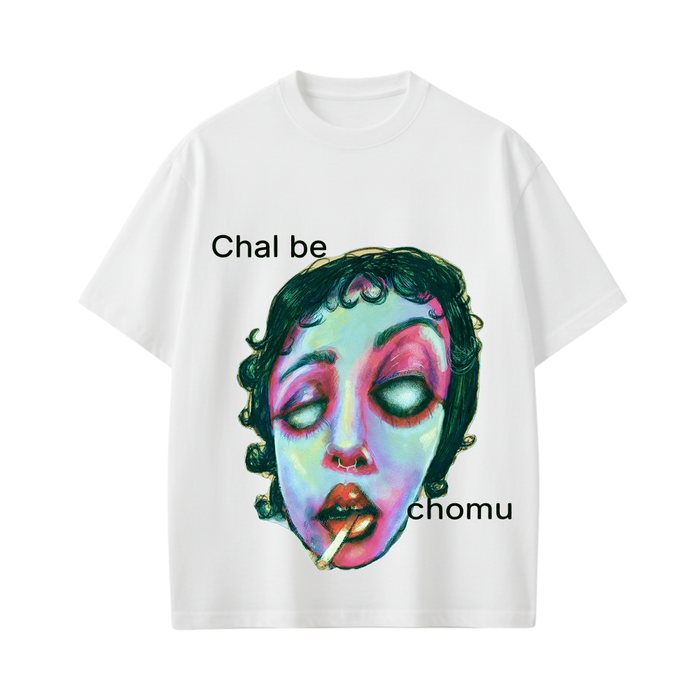 Kaand Chal Be Chomu White T-shirt