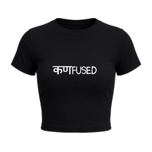 Kaand Confused baby tee(Black)