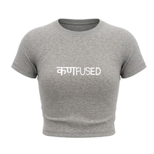 Kaand Confused baby tee(Grey)