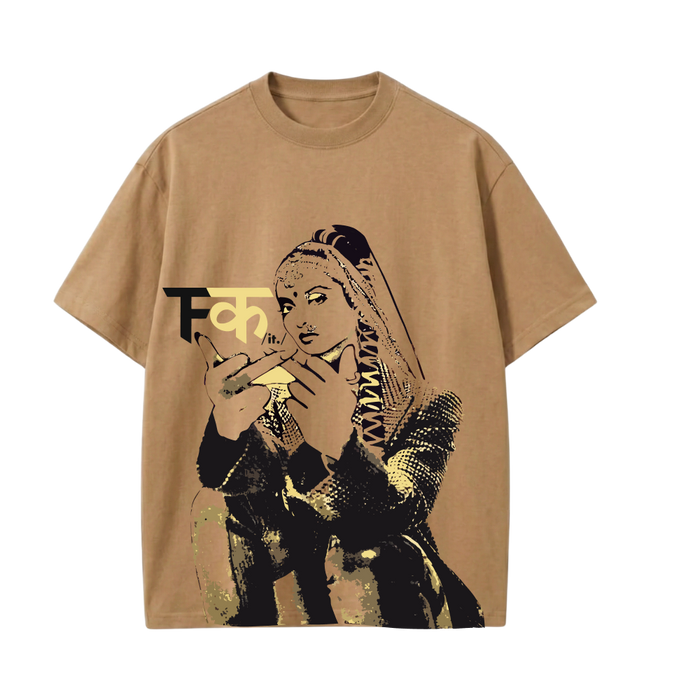 Kaand Fuck It Tshirt(Brown)