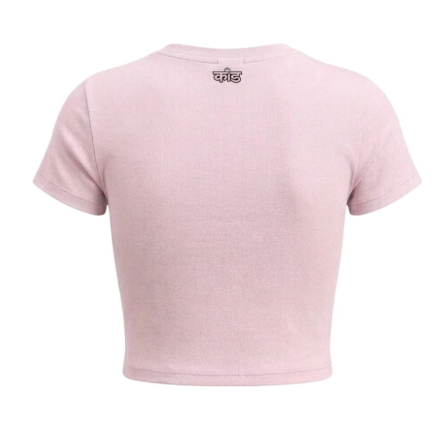 Kaand Fuck Off baby tee(Pink)