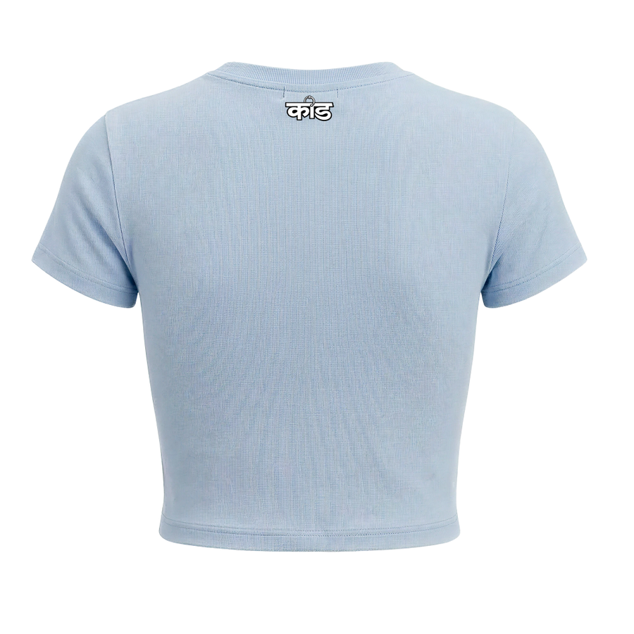 Kaand Hamari Khaani Likhi hoyi Hai baby tee(Blue)