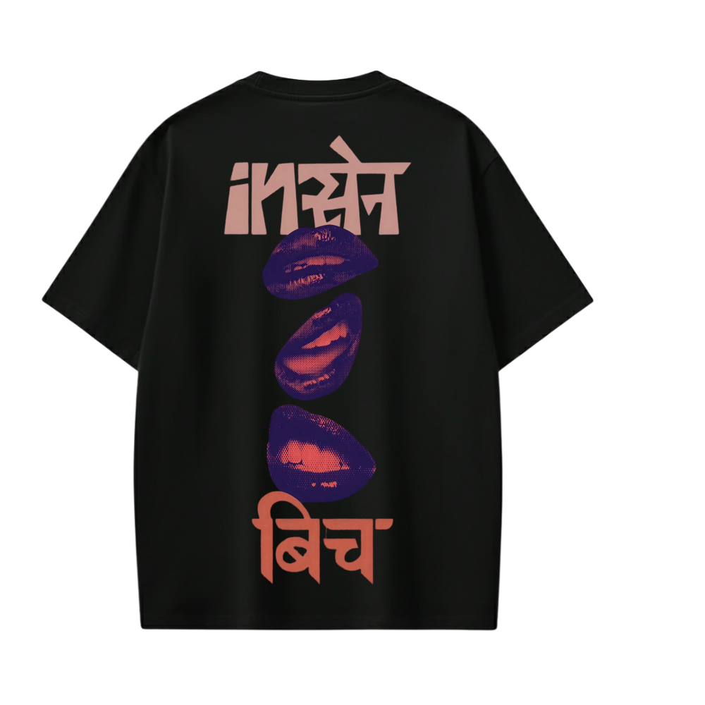 Kaand Insane Bitch Tshirt(Black)-1