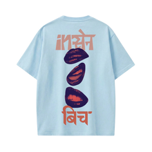 Kaand Insane Bitch Tshirt(Light Blue)