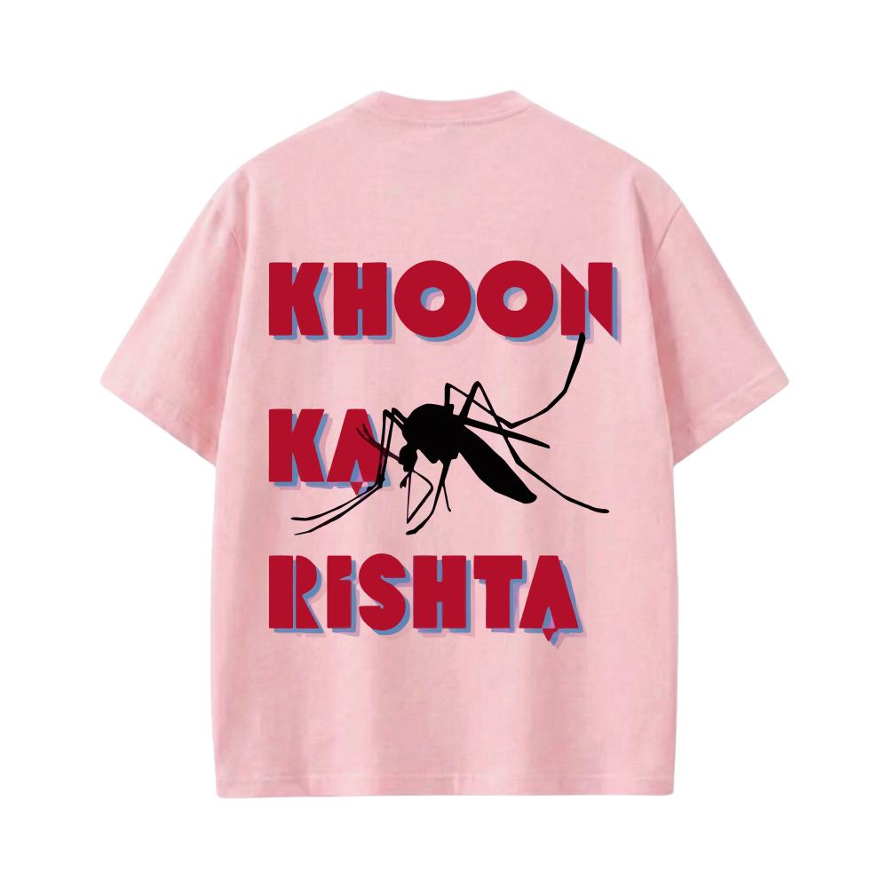 Kaand Khoon Ka Rishta Pink T-shirt