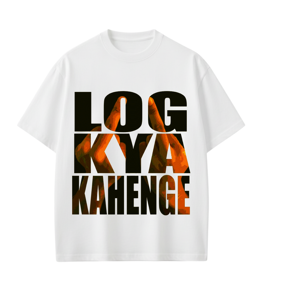 Kaand Log Kya Kahenge Tshirt(White)