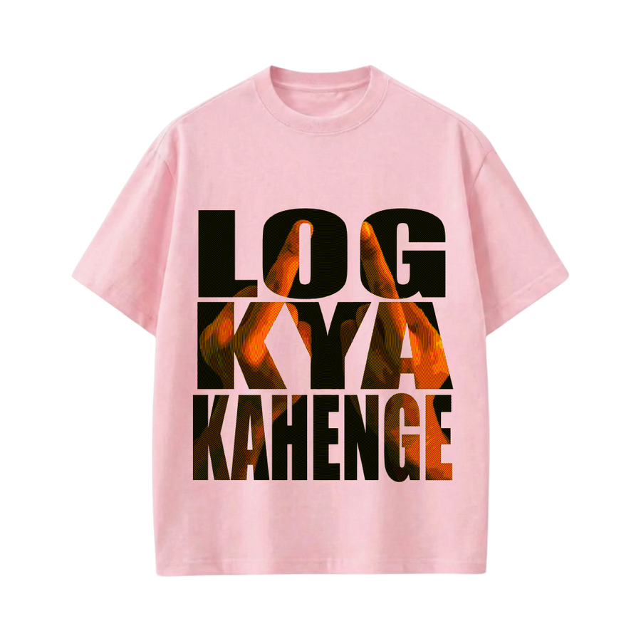 Kaand Log Kya Kahenge Tshirt(Pink)
