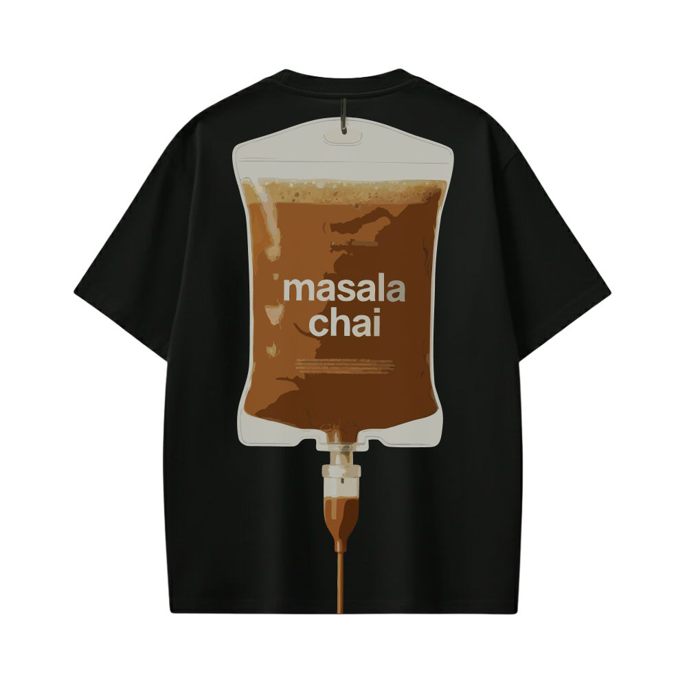 Kaand Masala Chai Black T-shirt