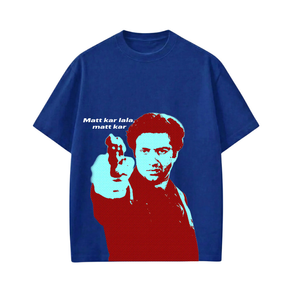 Kaand Matt Kr Lala Blue T-shirt