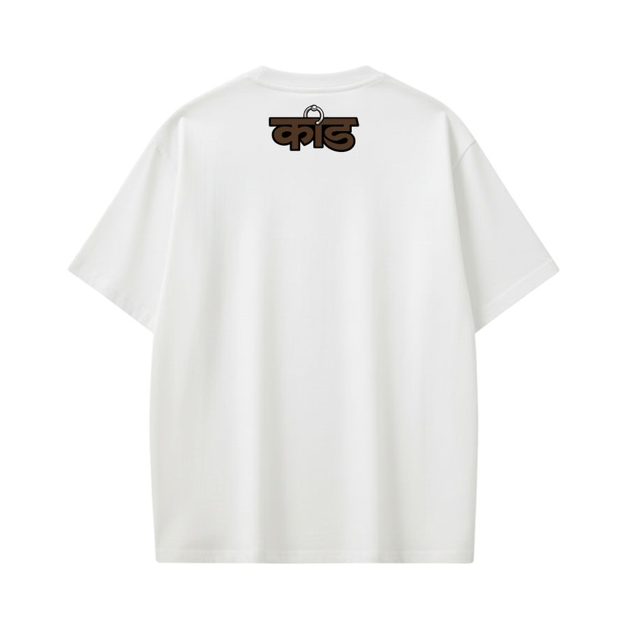 Kaand Namaste Baddie Tshirt(White)