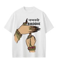 Kaand Namaste Baddie Tshirt(White)