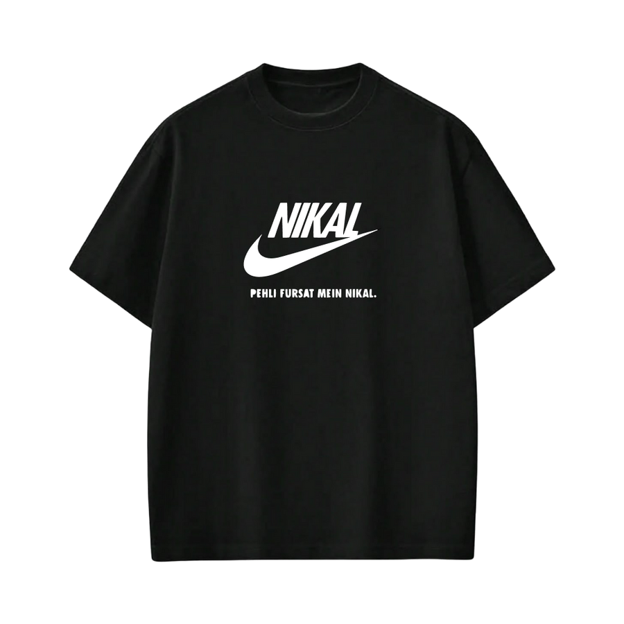 Kaand Nikal Pehli Fursat Nikal Tshirt(Black)