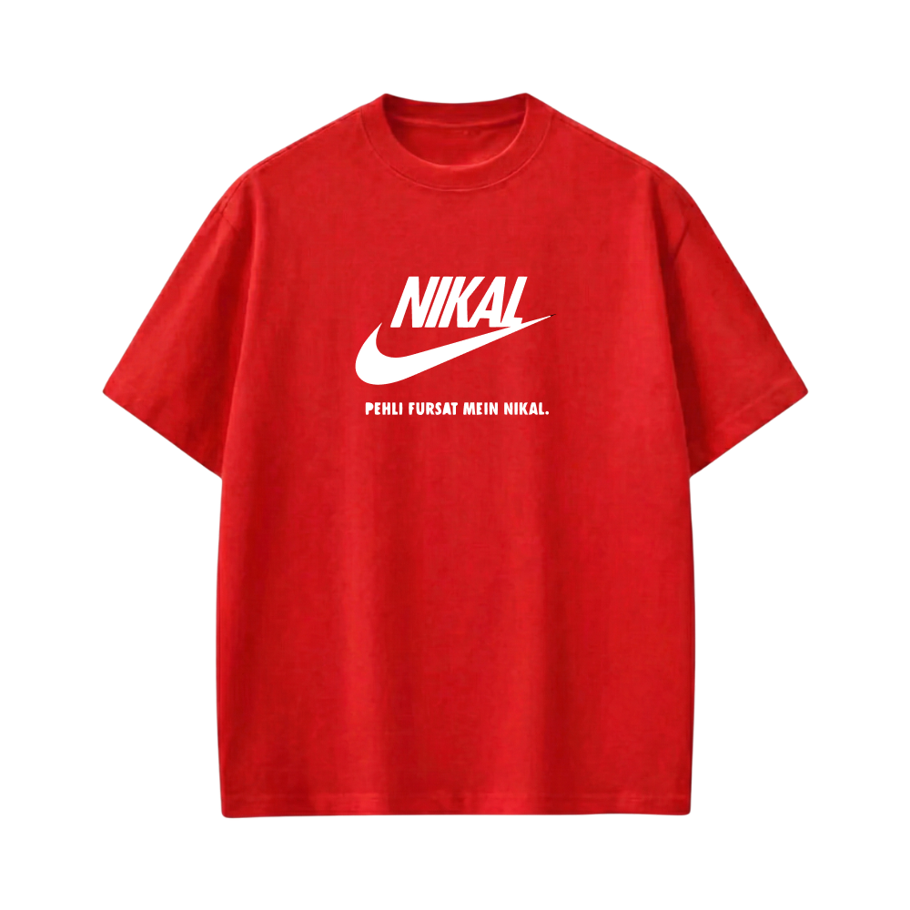 Kaand Nikal Pehli Fursat Nikal Tshirt(Red)