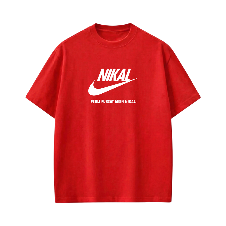 Kaand Nikal Pehli Fursat Nikal Tshirt(Red)