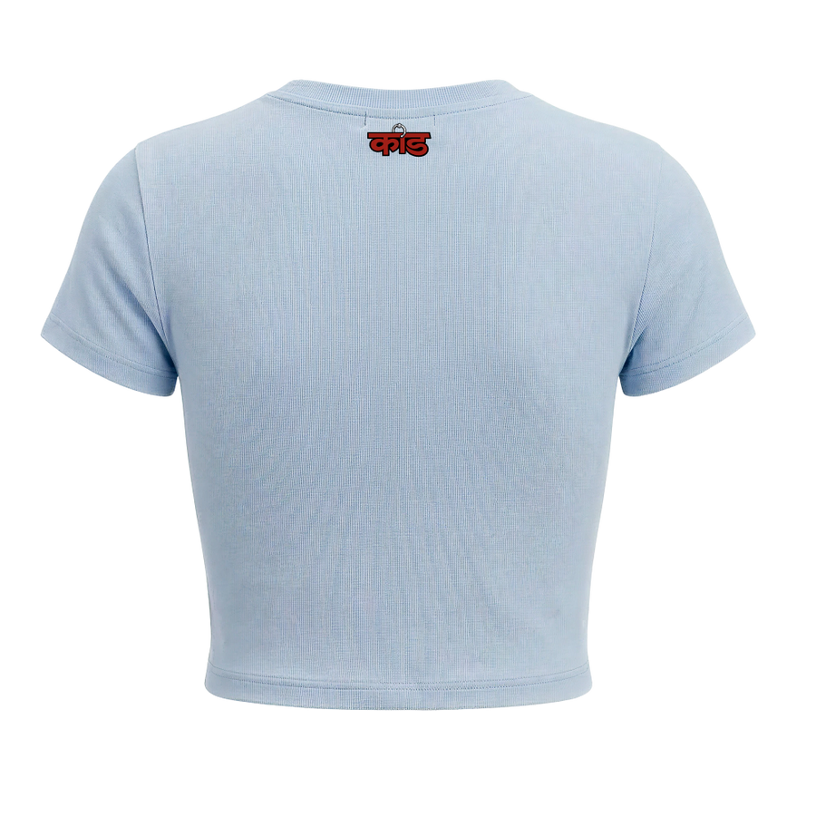 Kaand Voh Psnd Hai Aaj Bhi Lekin baby tee(Blue)