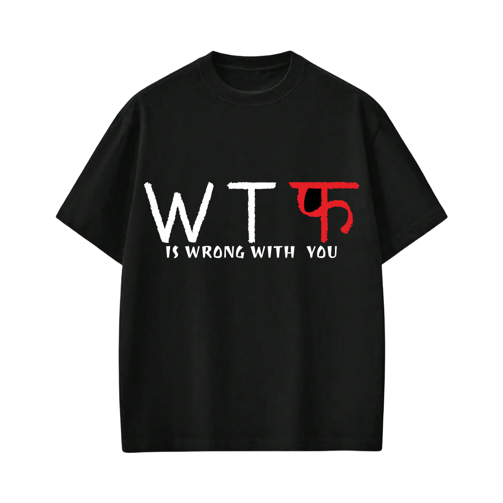 Kaand WTF Black T-shirt