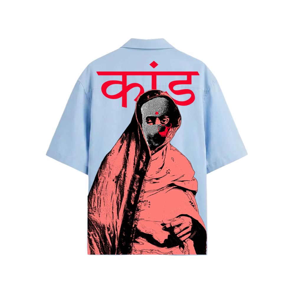 Kaand कांड (Light Blue) Bowling Shirt