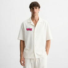 kaand-aap-zara-fuck-off-hoge-white-bowling-shirt model front