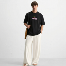 kaand-chal-be-chomu-white-t-shirt-copy model front