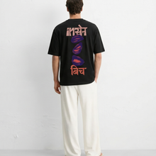 kaand-gold-digger-tshirtwhite-copy model back