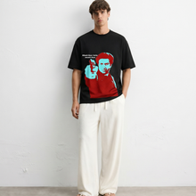 kaand-masked-man-कांड-pink-t-shirt-copy model front