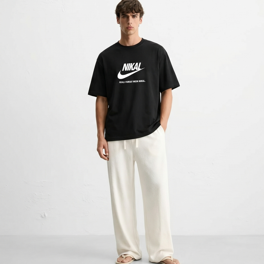 kaand-namaste-baddie-tshirtwhite-copy model front