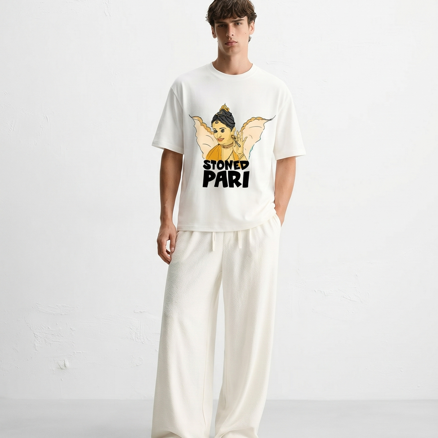 kaand-stoned-pari-tshirtred-copy model front