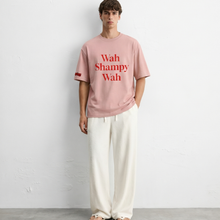 kaand-wah-shampy-wah-white-t-shirt-copy model front